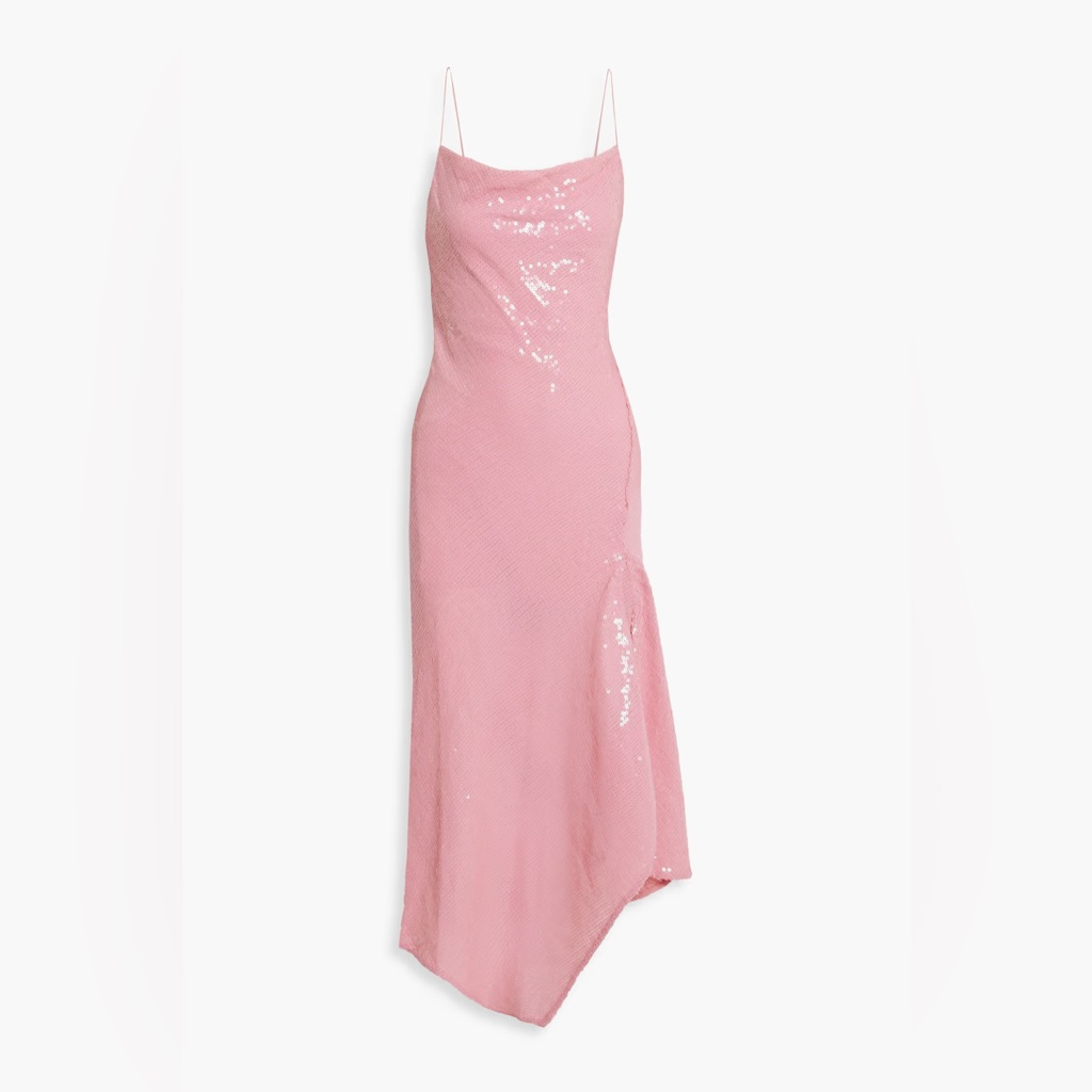 Alice And Olivia Sequin Dress Rose Size 8